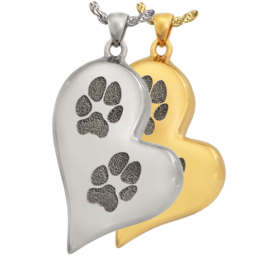 Wholesale B&B Teardrop Heart Actual Pawprint + Noseprint Jewelry